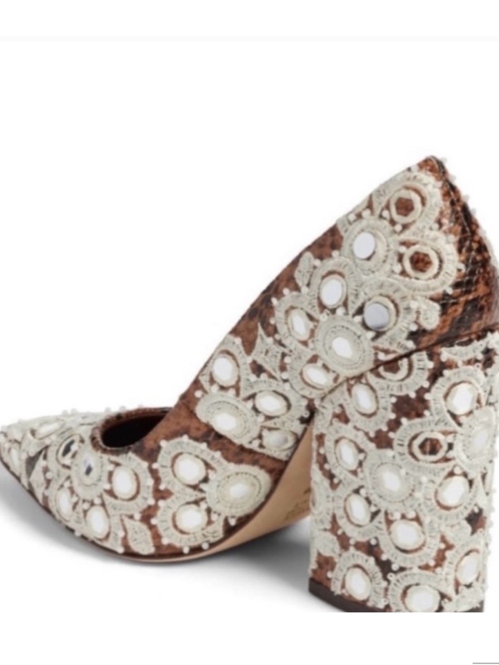 Burch
Tory Burch Francesca Roccia Python heels women's Size 8 - Picture 3 of 12